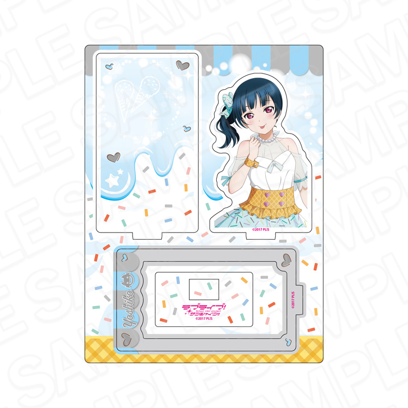 ラブライブ!サンシャイン!!_レイヤーアクリルスタンド 津島善子 Cafe party ver.