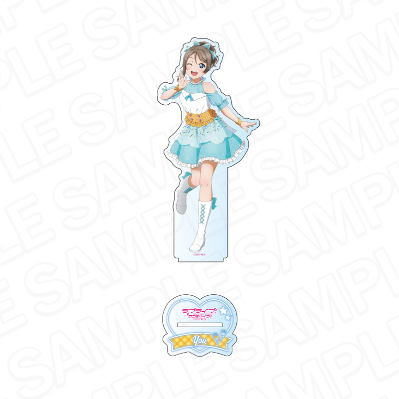 ラブライブ!サンシャイン!!_デカアクリルスタンド 渡辺 曜 Cafe party ver.