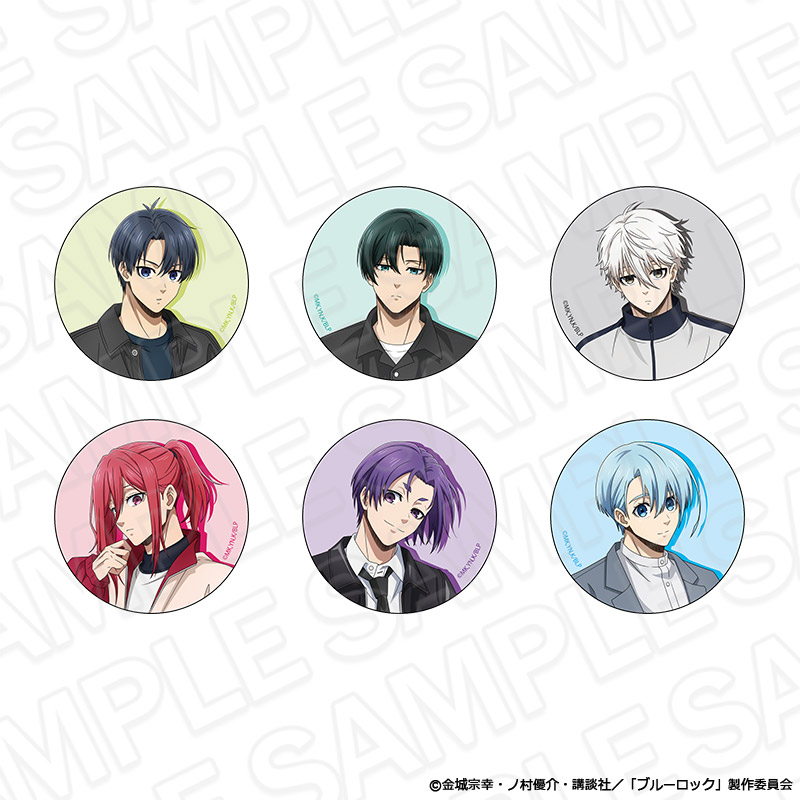 ブルーロック_カンバッジ(ブラインド) casual ver.　【コンプリートOPP／6個入り】