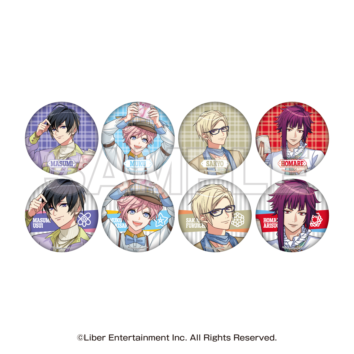 A3!_書店コラボキャンペーン　トレーディング等身ホロ缶バッジ(全8種)　【BOX／8個入り】