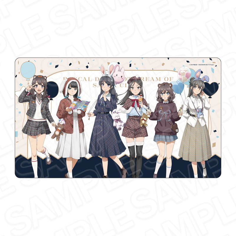 青春ブタ野郎はサンタクロースの夢を見ない_ラバーデスクマット 遊園地 ver.