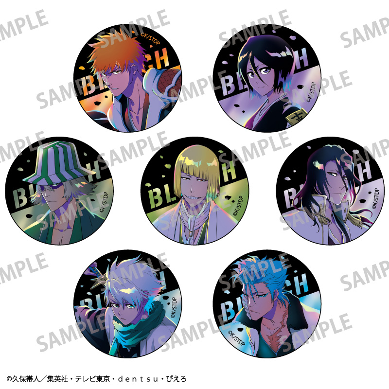 BLEACH 千年血戦篇_トレーディングメタリック缶バッジ／カミアニTOUCH 【BOX／7個入り】
