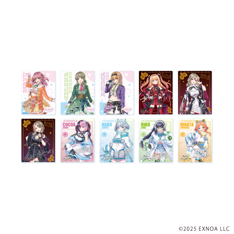 STELLAR IDOL PROJECT_アクリルカード01/コンプリートセット(全10種)(公式イラスト)【コンプリートセット/10個入り】