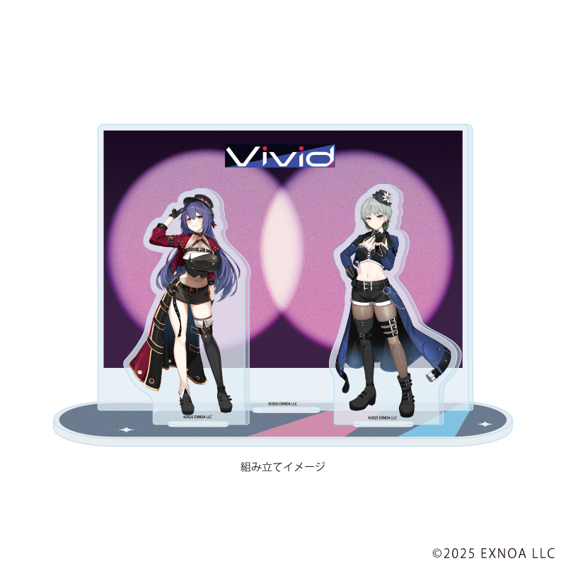 STELLAR IDOL PROJECT_アクリルジオラマ06/Vivid(公式イラスト)