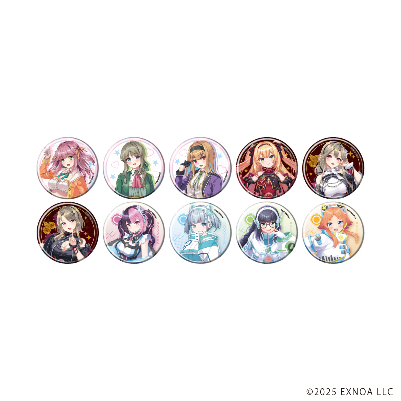 STELLAR IDOL PROJECT_缶バッジ01/コンプリートセット(全10種)(公式イラスト)【コンプリートセット/10個入り】