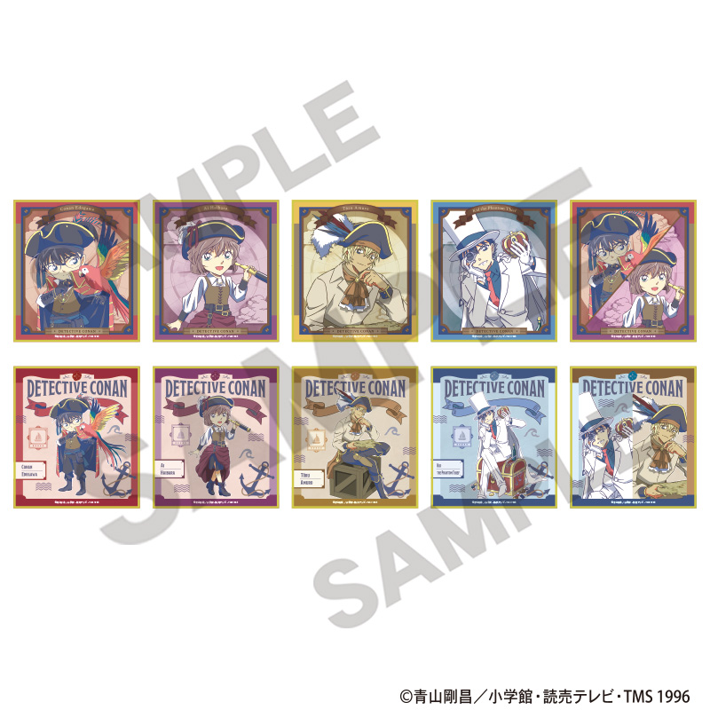 名探偵コナン_トレーディングミニ色紙　船乗り　クラパレット 【コンプリートBOX／10個入り】