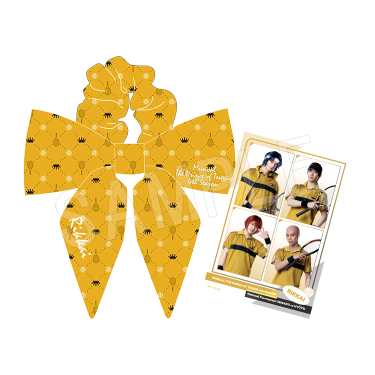 ミュージカル テニスの王子様 4thシーズン 全国大会 青学(せいがく)vs氷帝_リボンシュシュ(ポストカード付き) 立海