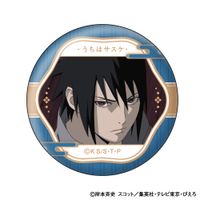 NARUTO-ナルト- 疾風伝_うちはサスケ 顔コレ缶バッジ【BOX／10個入り