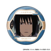 NARUTO-ナルト- 疾風伝_うちはサスケ 顔コレ缶バッジ【BOX／10個入り