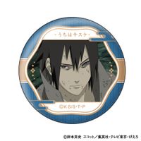 NARUTO-ナルト- 疾風伝_うちはサスケ 顔コレ缶バッジ【BOX／10個入り