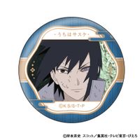 NARUTO-ナルト- 疾風伝_うちはサスケ 顔コレ缶バッジ【BOX／10個入り