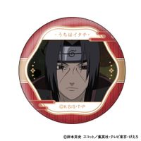 NARUTO-ナルト- 疾風伝_うちはイタチ 顔コレ缶バッジ【BOX／10個入り