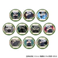 NARUTO-ナルト- 疾風伝_はたけカカシ 顔コレ缶バッジ【BOX／10個入り