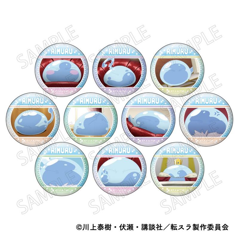 転生したらスライムだった件_リムル 顔コレ缶バッジ【BOX/10個入り