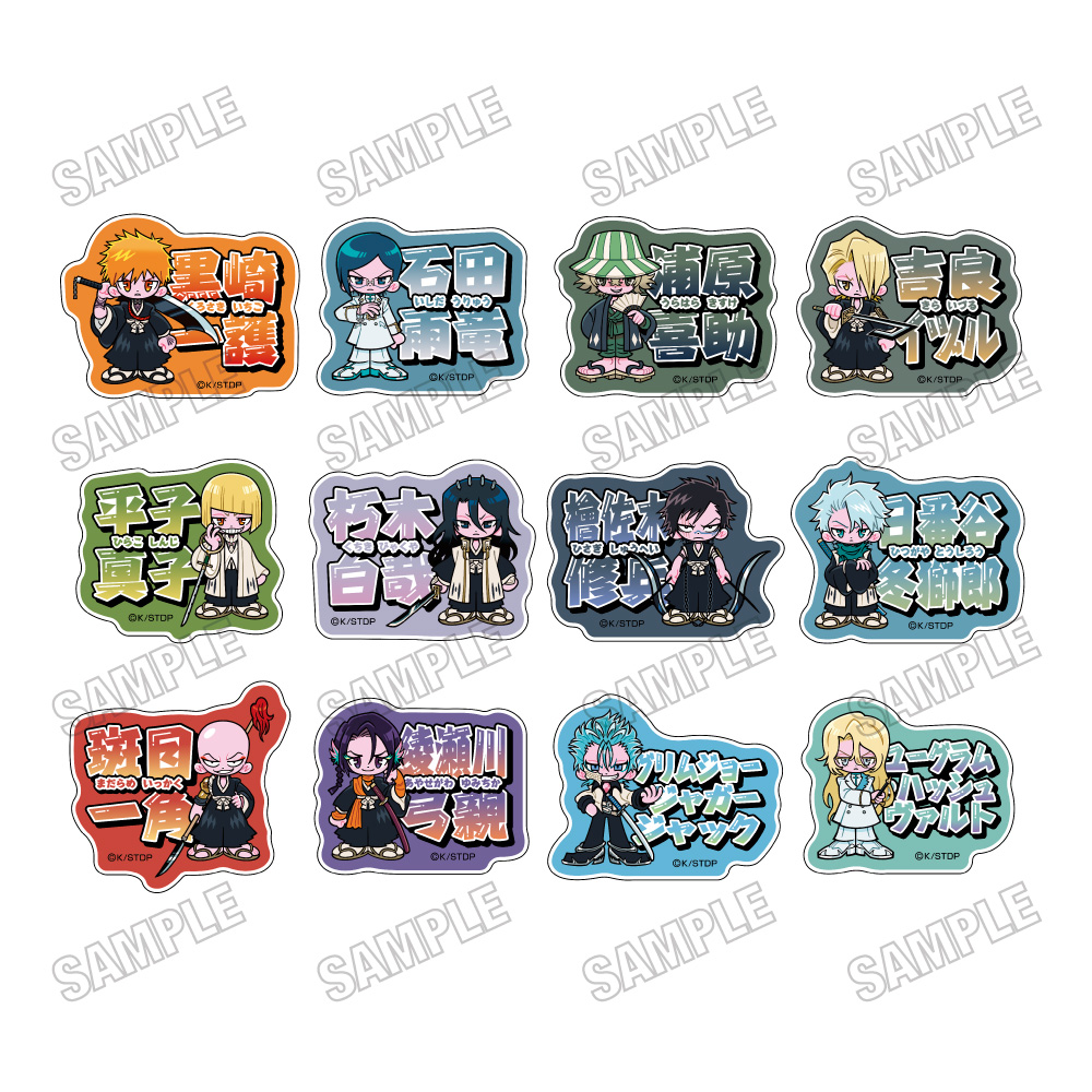 BLEACH 千年血戦篇_アクリルネームバッジコレクション【コンプリートBOX／12個入り】