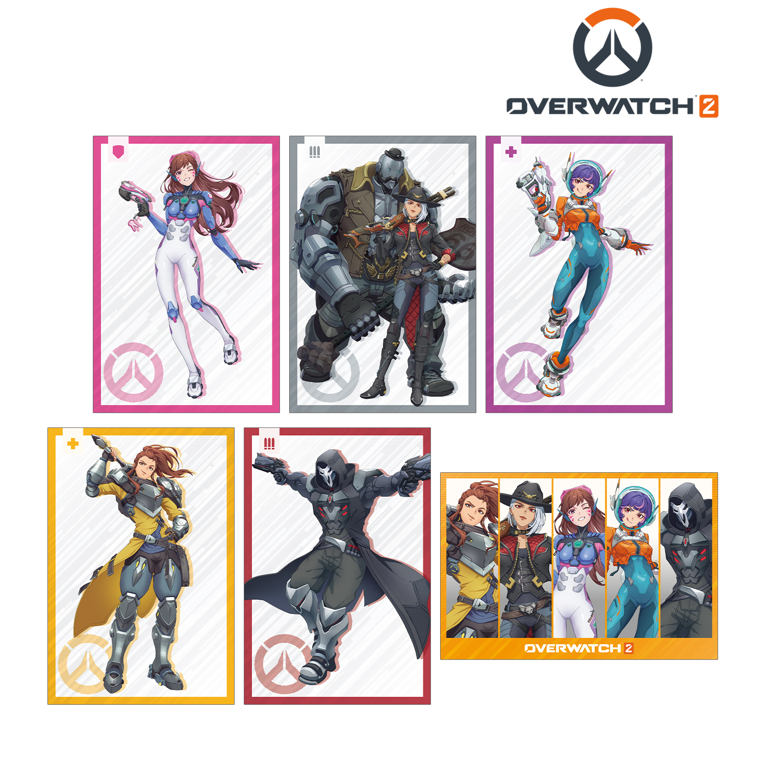 オーバーウォッチ 2_メレさんイラスト ポストカード6枚セット ver.B
