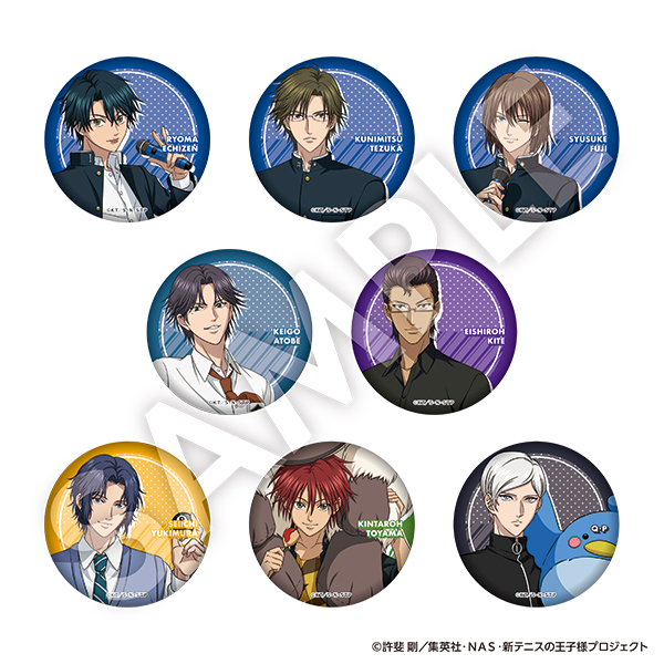 新テニスの王子様_トレーディング缶バッジVol.4 全8種 【コンプリートOPP／8個入り】