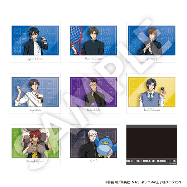 新テニスの王子様_スナップショット風カードVol.4 全8種 【コンプリートOPP／8個入り】