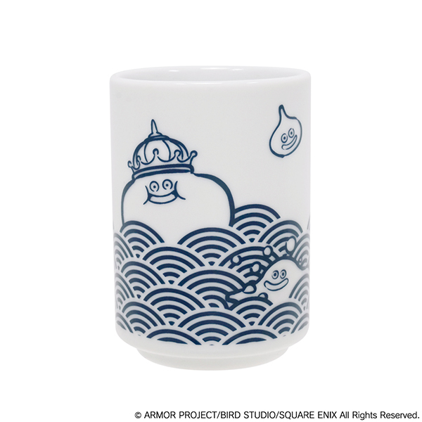 ドラゴンクエスト スマイルスライム_和シリーズ 湯のみ スライム青海波