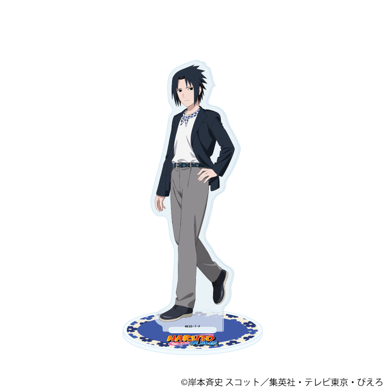 NARUTO-ナルト- 疾風伝_アクリルスタンド66/うちはサスケ ニューレトロver.(描き下ろしイラスト)