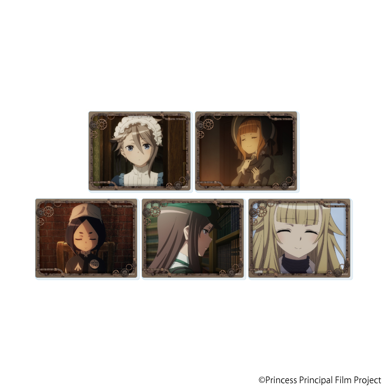 劇場版第4章 プリンセス・プリンシパルCrown Handler_アクリルカード01/コンプリートセット(全5種)(場面写イラスト)【コンプリートセット/5個入り】