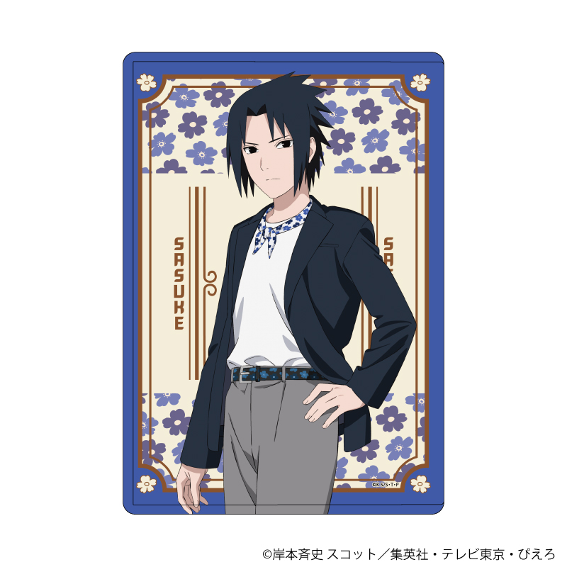 NARUTO-ナルト- 疾風伝_キャラクリアケース39/うちはサスケ ニューレトロver.(描き下ろしイラスト)