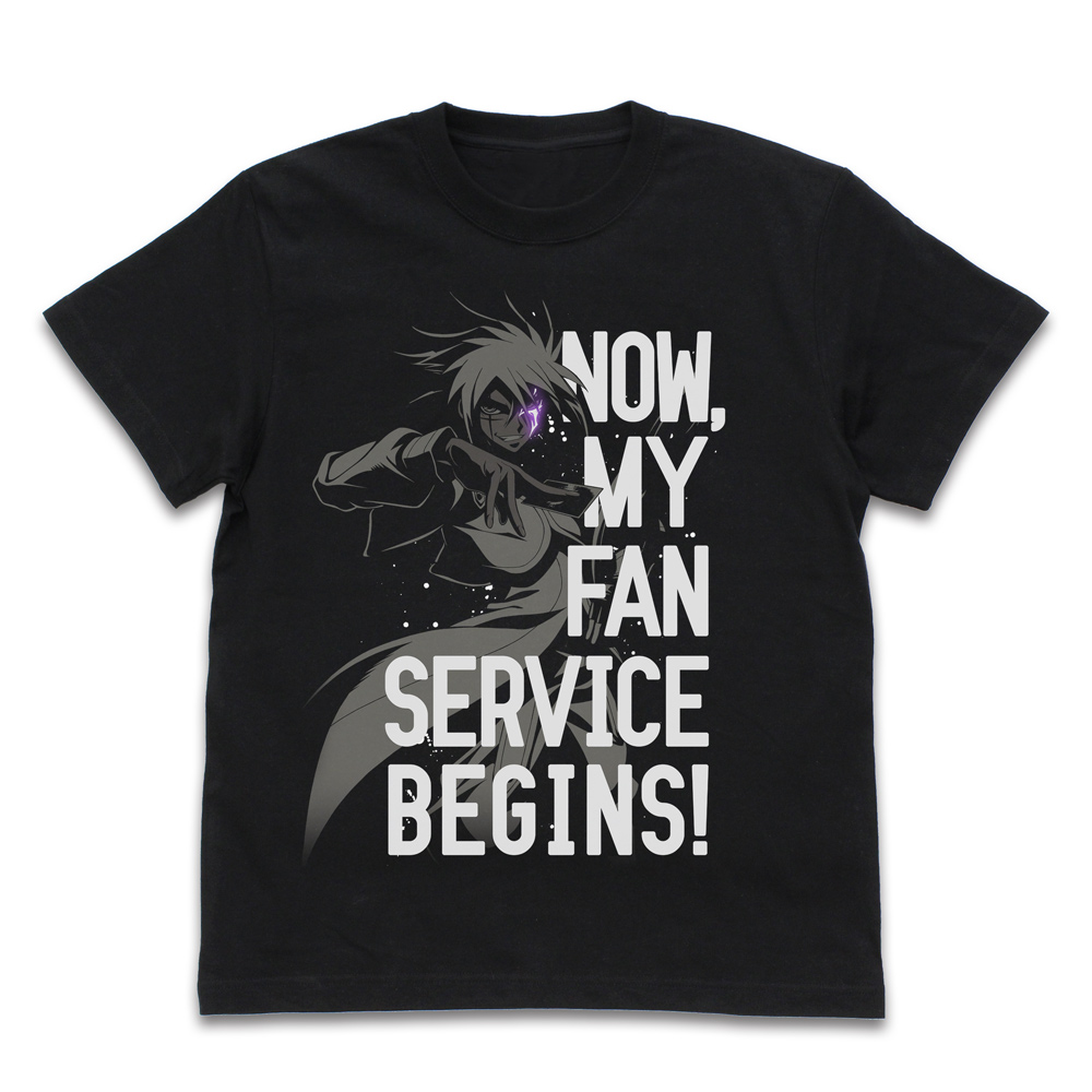 遊☆戯☆王ZEXAL_Mサイズ_Ⅳ本気のファンサービス Tシャツ/BLACK