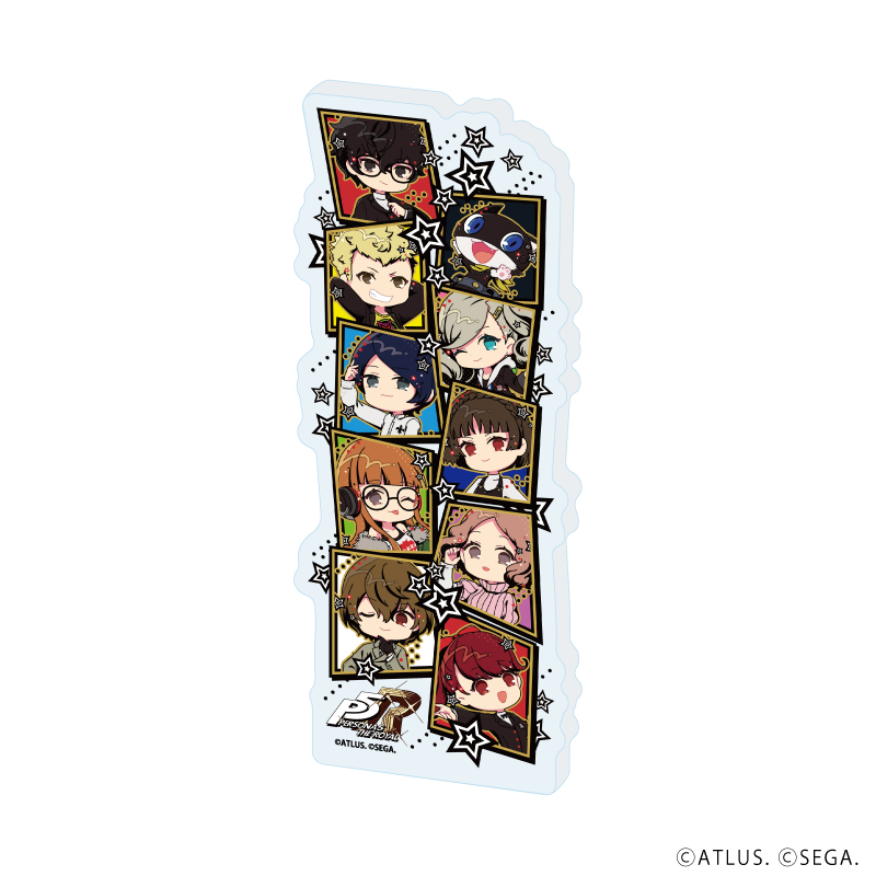 ペルソナ５ ザ・ロイヤル_コレクションスタンド01/集合デザイン(POP Artイラスト)