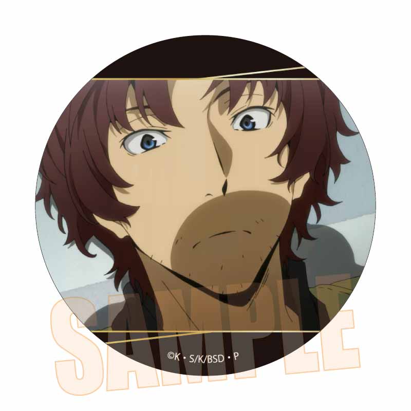 文豪ストレイドッグス_メモリーズ缶バッジ (黒の時代) 織田 作之助B