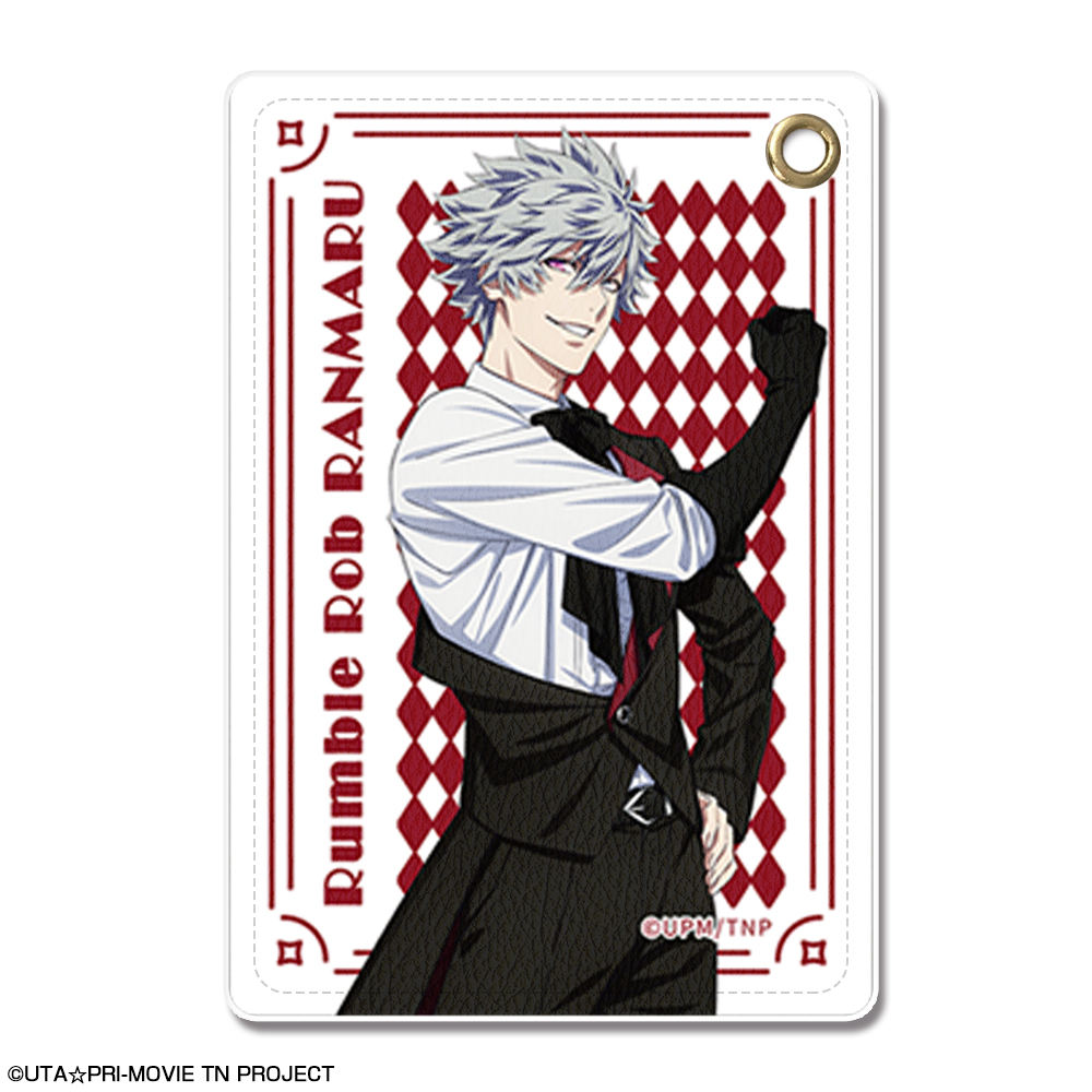 劇場版 うたの☆プリンスさまっ♪ TABOO NIGHT XXXX_レザーパスケース デザイン02(黒崎蘭丸)