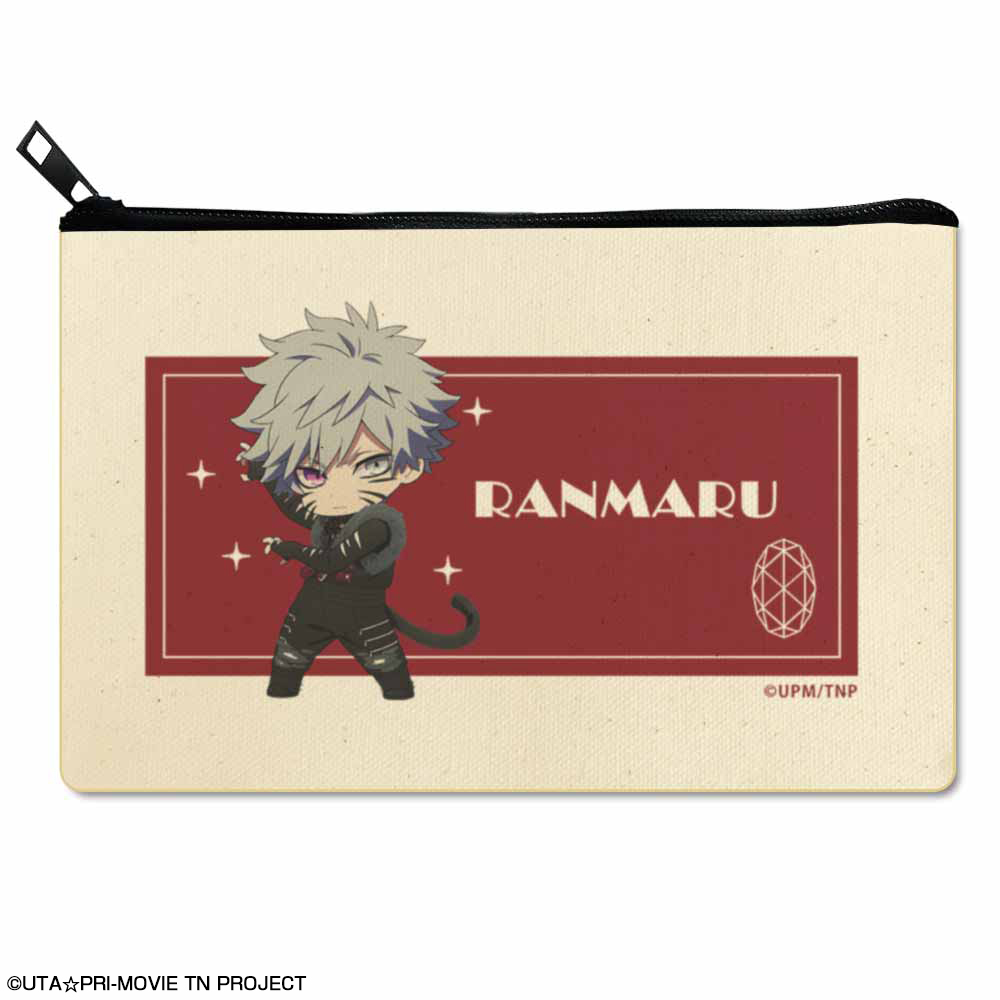 劇場版 うたの☆プリンスさまっ♪ TABOO NIGHT XXXX_フラットポーチ デザイン02(黒崎蘭丸)