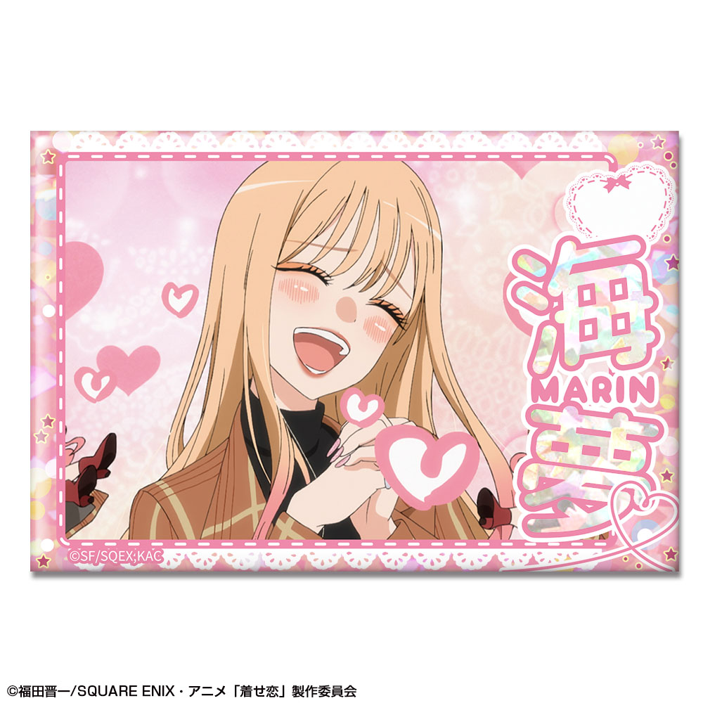 その着せ替え人形(ビスク・ドール)は恋をする Season 2_ホログラム缶バッジ デザイン02(喜多川海夢/B)