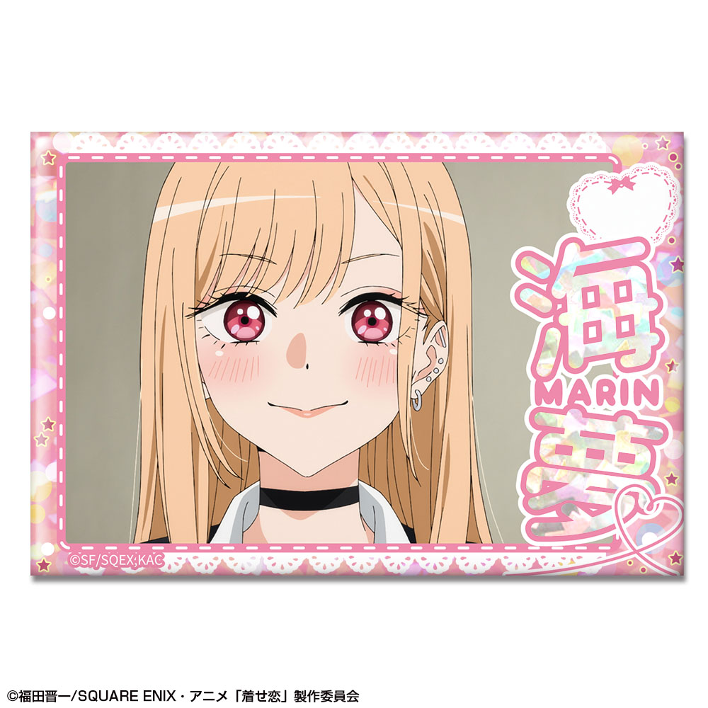 その着せ替え人形(ビスク・ドール)は恋をする Season 2_ホログラム缶バッジ デザイン04(喜多川海夢/D)