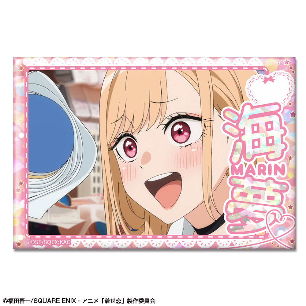 その着せ替え人形(ビスク・ドール)は恋をする Season 2_ホログラム缶バッジ デザイン06(喜多川海夢/F)