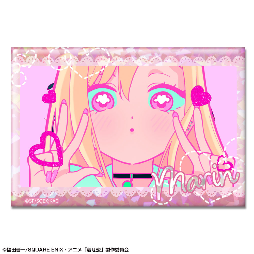 その着せ替え人形(ビスク・ドール)は恋をする Season 2_ホログラム缶バッジ エンディングVer. デザイン02(喜多川海夢/B)