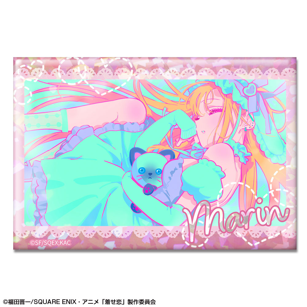 その着せ替え人形(ビスク・ドール)は恋をする Season 2_ホログラム缶バッジ エンディングVer. デザイン06(喜多川海夢/E)