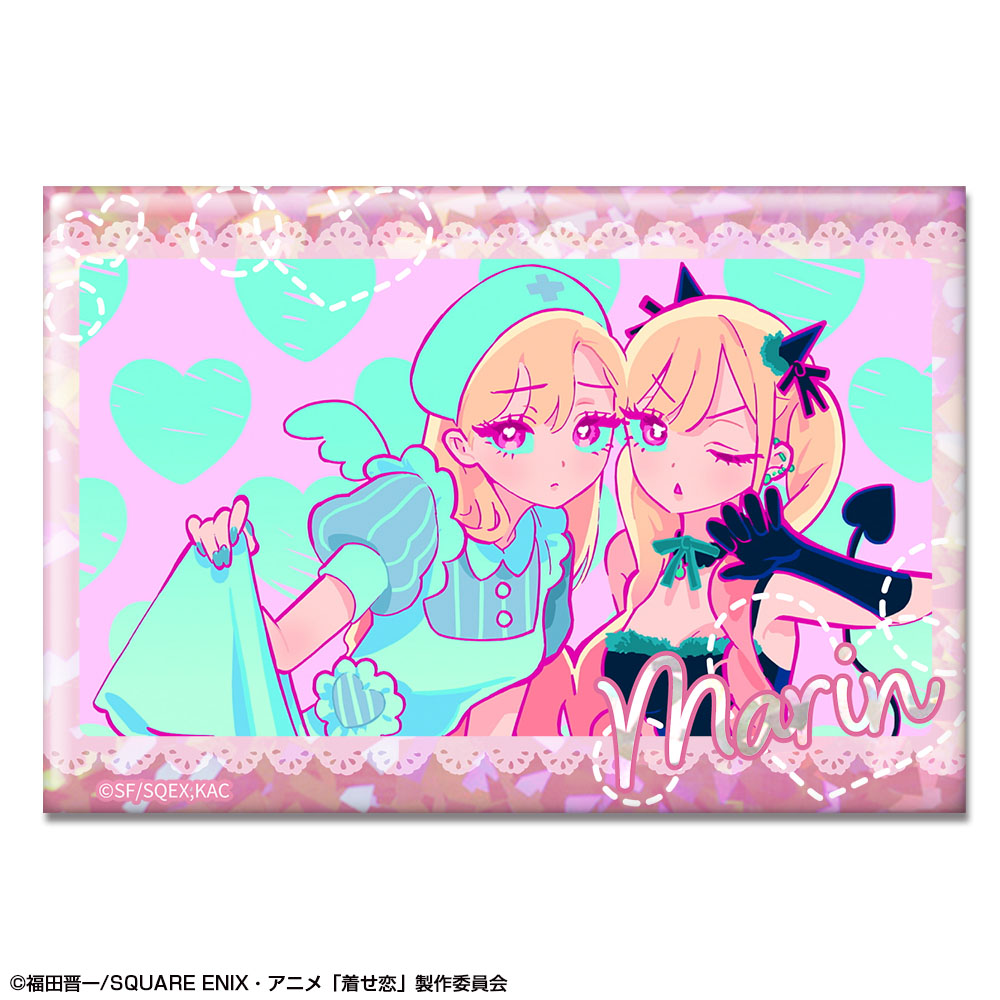 その着せ替え人形(ビスク・ドール)は恋をする Season 2_ホログラム缶バッジ エンディングVer. デザイン07(喜多川海夢/F)