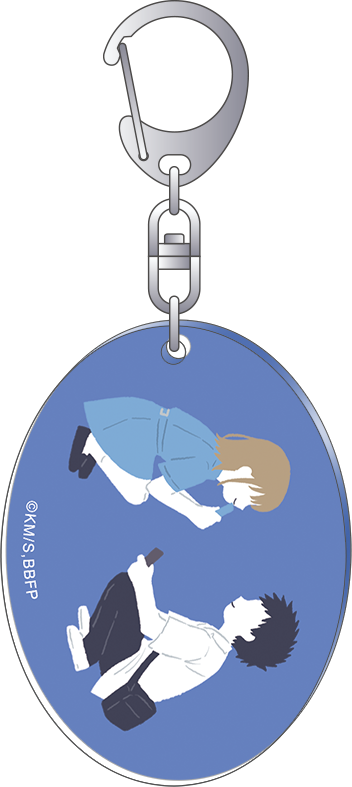 アオのハコ_アクリルキーホルダー／猪股 大喜&鹿野 千夏 B　ゆるパレット