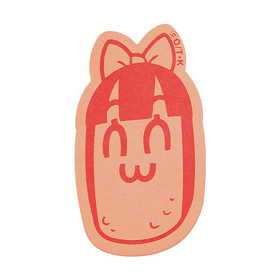 ポプテピピック_コンビニシリーズ ポテトチップスメモ書き ピピ美