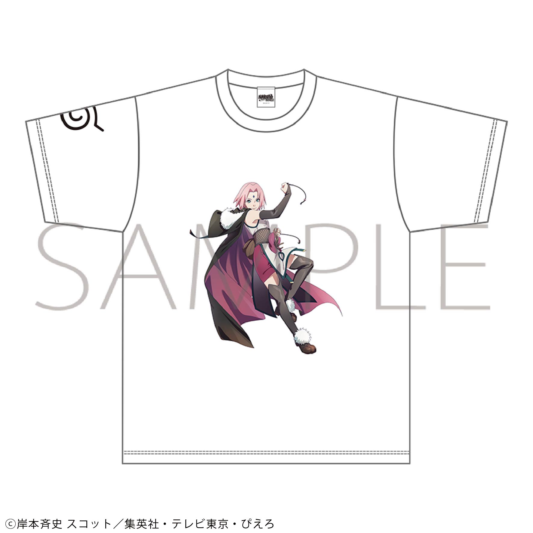 NARUTO?ナルト? 疾風伝_Lサイズ_Tシャツ／春野サクラ　忍伝冒険譚