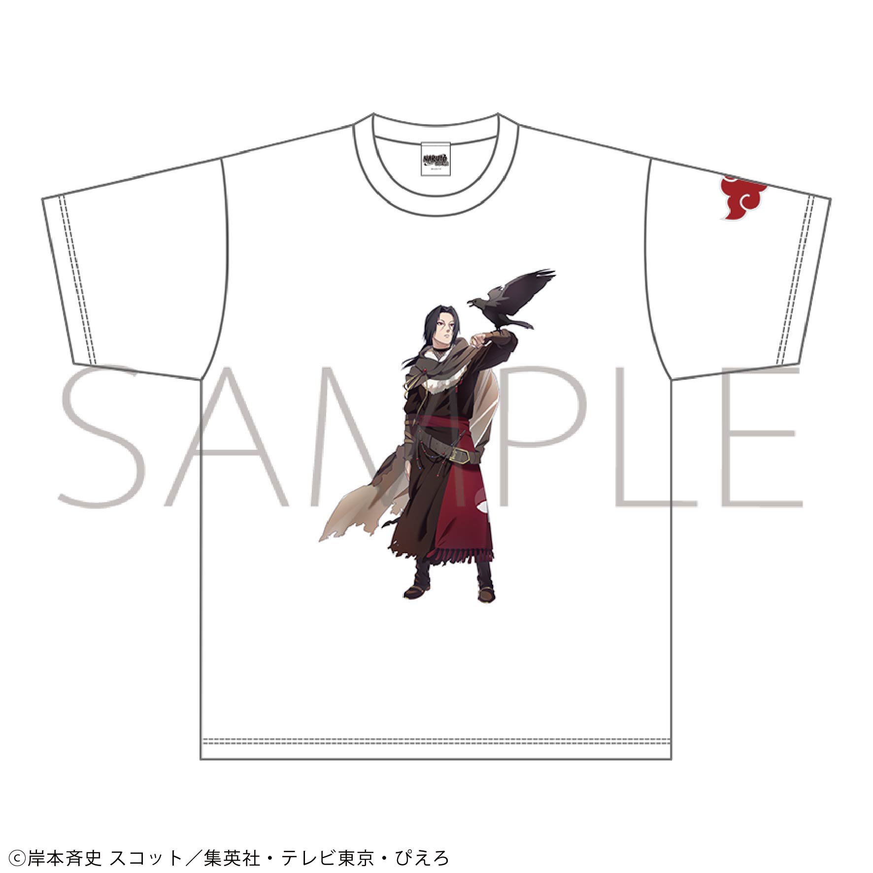 NARUTO?ナルト? 疾風伝_Lサイズ_Tシャツ／イタチ　忍伝冒険譚