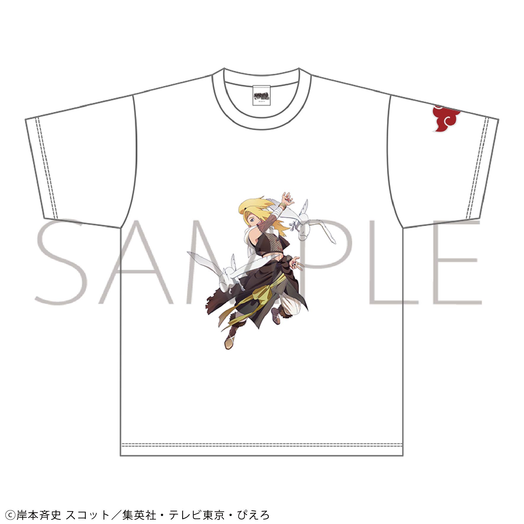NARUTO?ナルト? 疾風伝_Lサイズ_Tシャツ／デイダラ　忍伝冒険譚