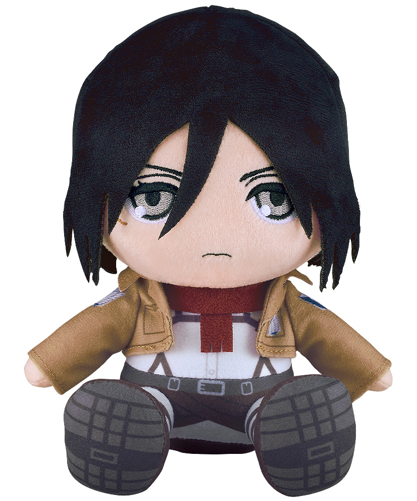 進撃の巨人 ミカサ Attack on Titan ぬいぐるみ Amazon.co.jp: 畑山商事 お座りぬいぐるみS 進撃の巨人 (ミカサ