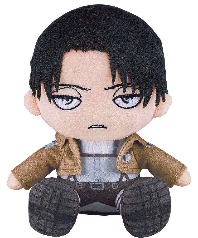 進撃の巨人 にとたん　ぬいぐるみ　リヴァイ にとたん/進撃の巨人 ボールチェーン付ぬいぐるみ/リヴァイ