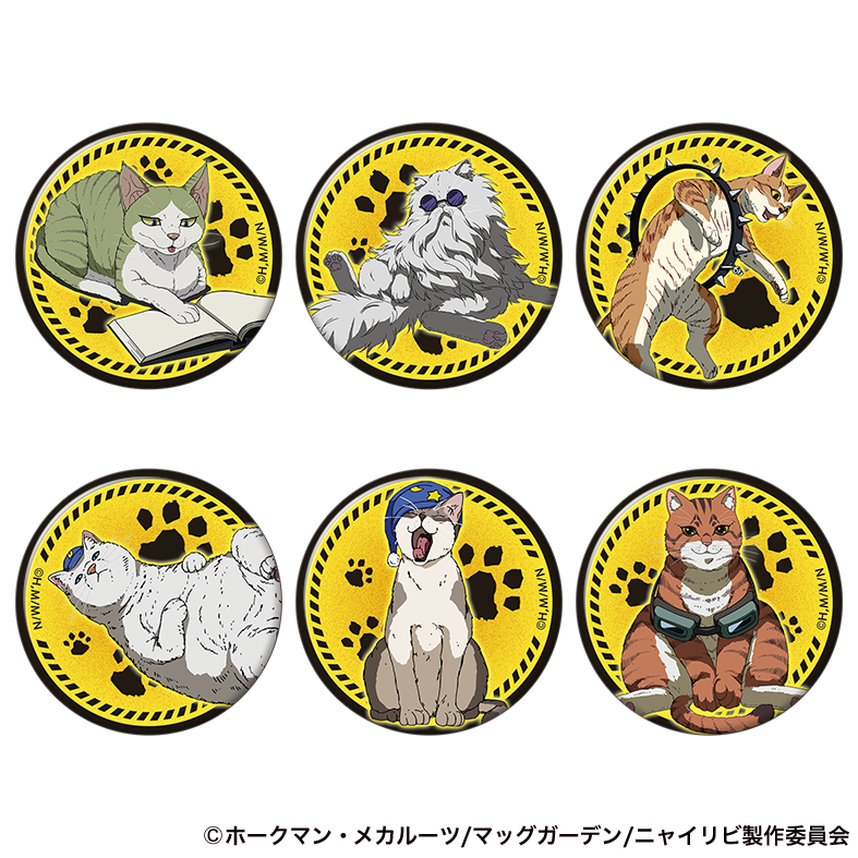 ニャイト・オブ・ザ・リビングキャット_キャラバッジコレクション　【BOX／6パック入り】