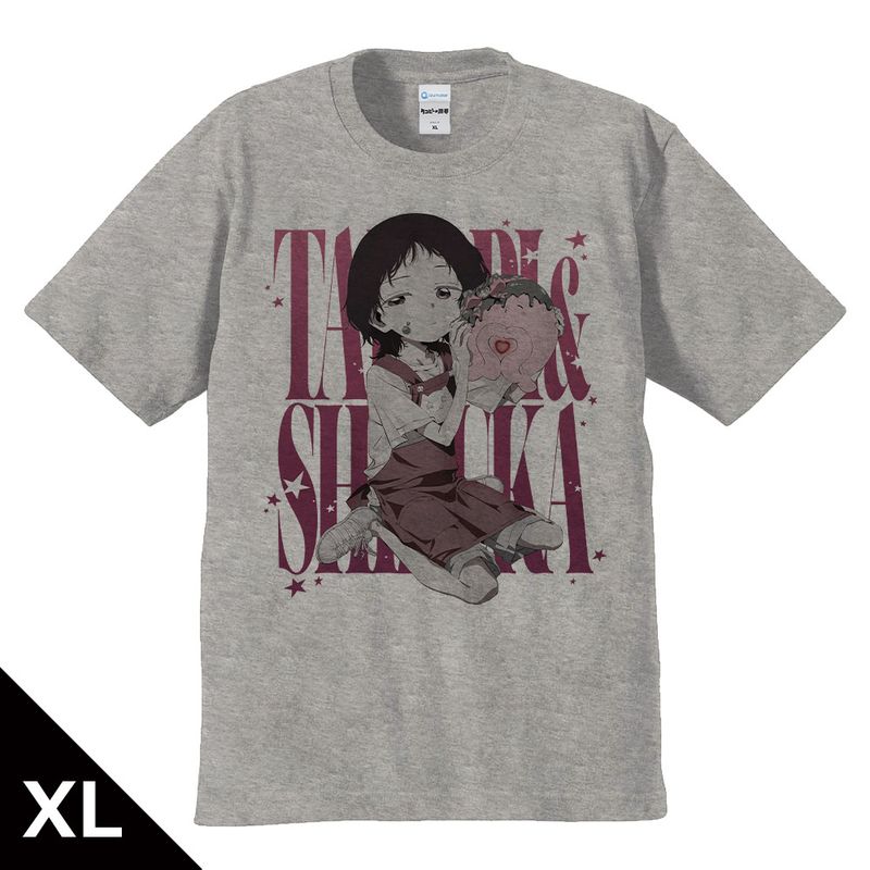 タコピー アニメTシャツ タコピーの原罪 久世しずか XL タコピーの原罪_XLサイズ_Tシャツ しずか＆タコピー バレンタインver
