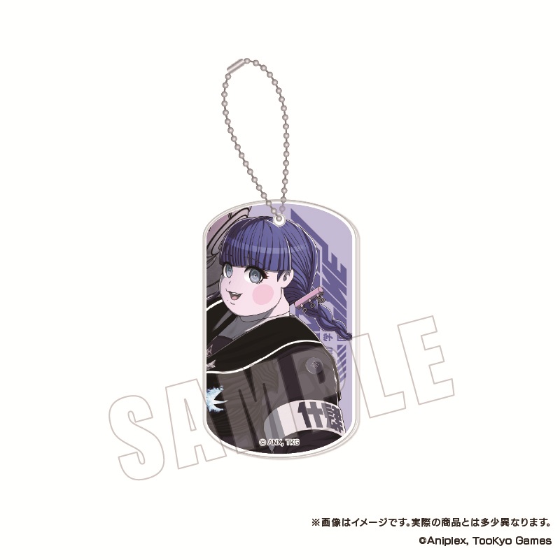 HUNDRED LINE -最終防衛学園-_アクリルキーホルダー 15 喪白もこ