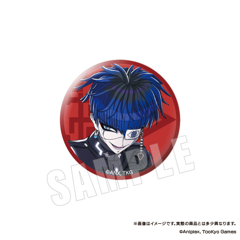 HUNDRED LINE -最終防衛学園-_缶バッジ 14 面影歪