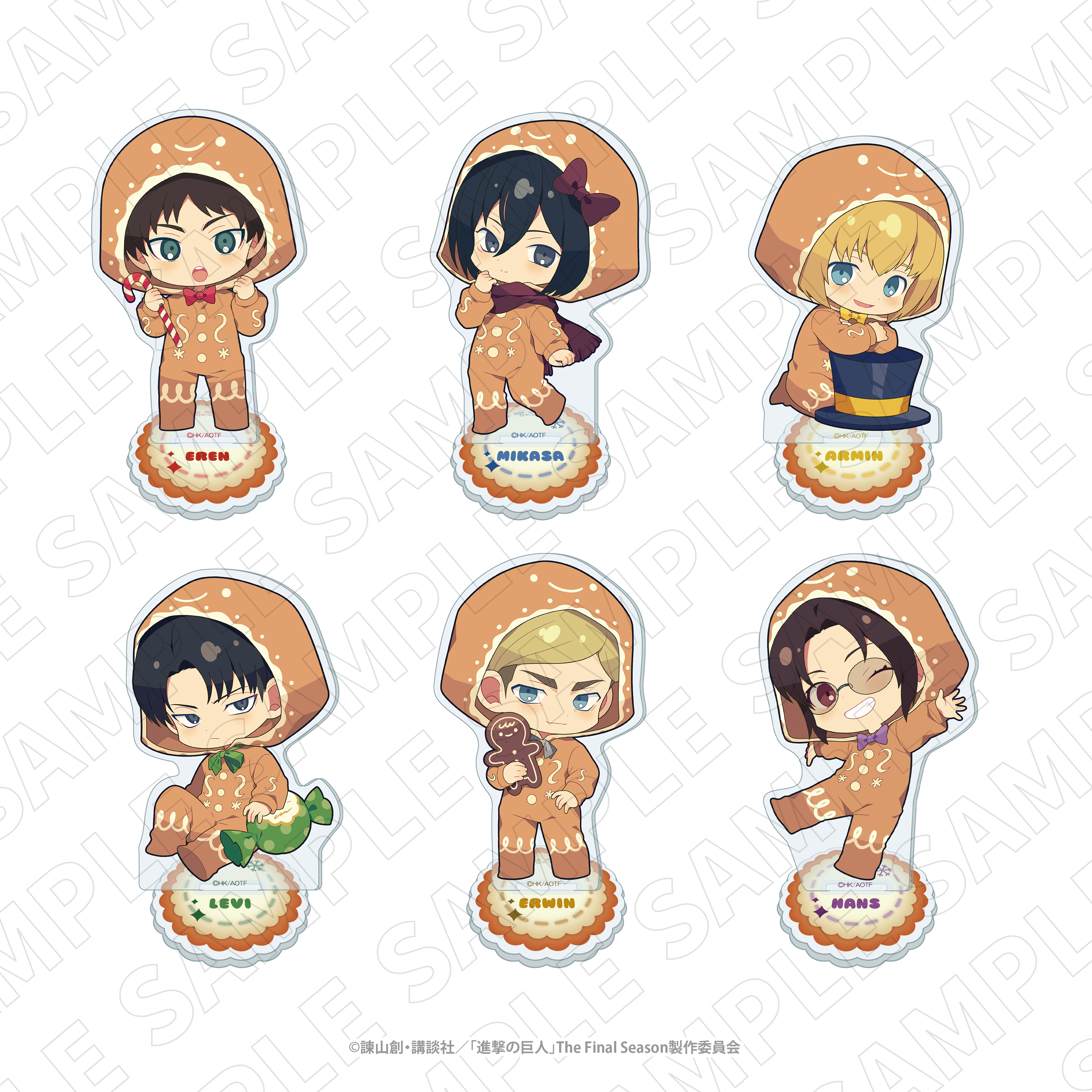 進撃の巨人 記憶への進撃 ミニゲーム A賞　BIGアクリルスタンド リヴァイ 進撃の巨人_3 o'clock ミニキャラBIGアクリルスタンド（リヴァイ