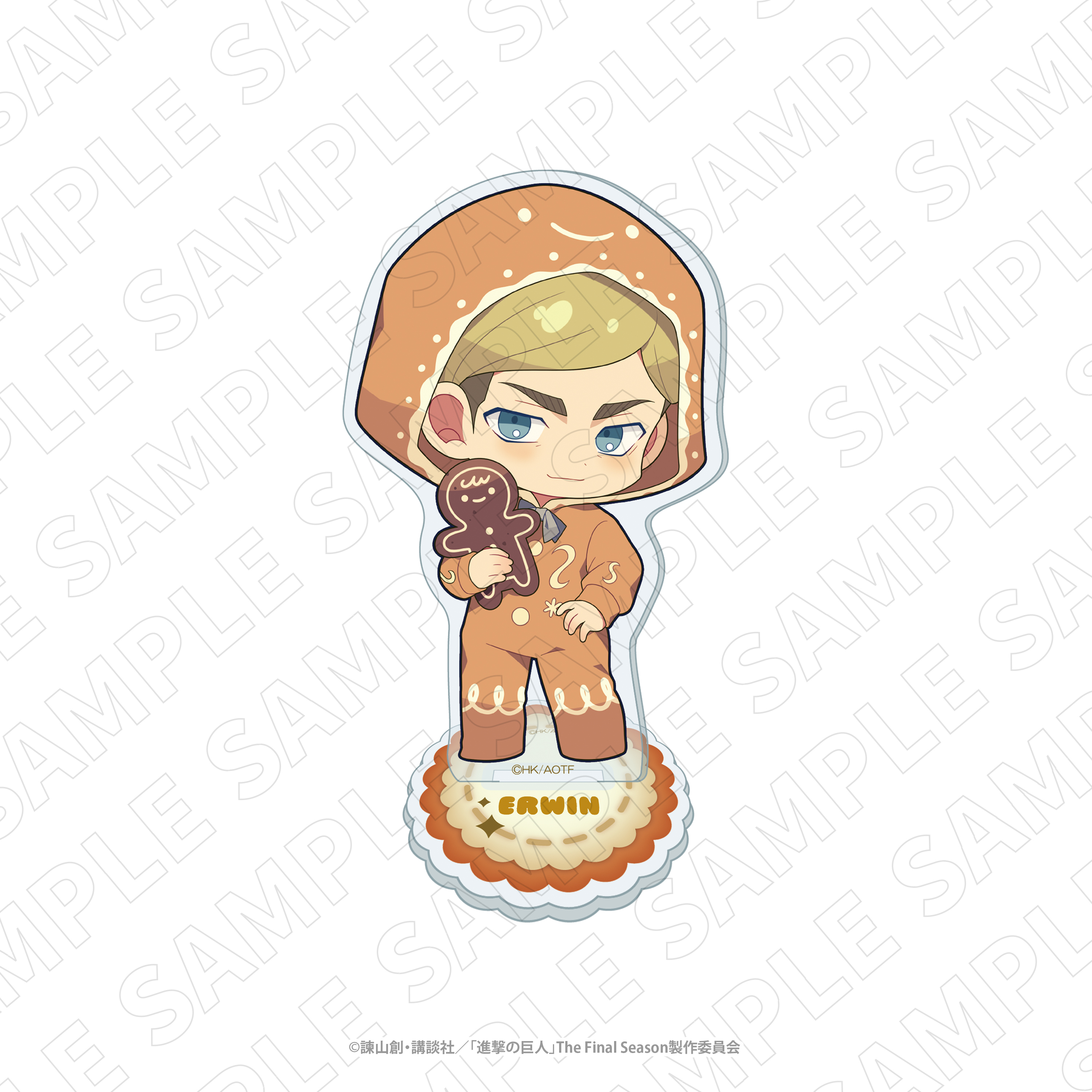 進撃の巨人_3 o'clock　ミニキャラBIGアクリルスタンド（エルヴィン）